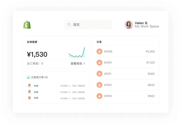 Shopify简易管理