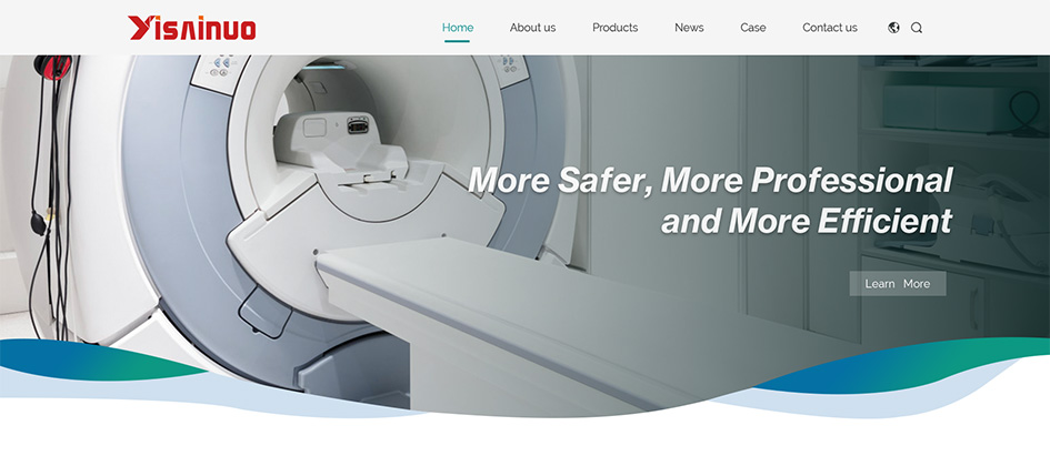 易赛诺医疗器械响应式模板网站