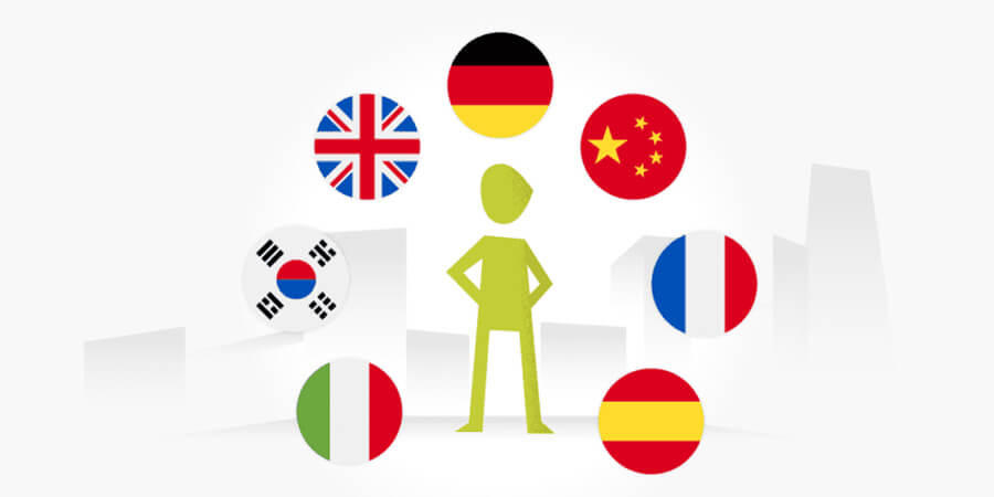 外贸网站提供多种语言版本